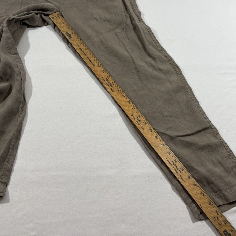 Todd Snyder Mens Brown Relaxed Linen Leisure Pants Beachy Resort Wear Sz M NWT - Picture 5 of 12